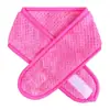 Diadema Popular Transfronteriza para Desmaquillar Doble Capa Cuadrícula de Piña Diadema de Velcro Bufanda para Yoga y Deportes Velcro Lavado de Cara