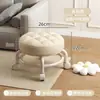 Banqueta pequena com rodinhas universal para sentar por longos períodos em casa banco móvel simples moderno com rodinhas banqueta baixa com rodinha redonda para bebê