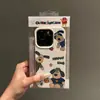 Patrón de Pintura al Óleo Perro Adecuado para Funda de Teléfono Móvil Apple 16Promax/15 14Plus Patrón de Lichi 13P Carcasa Suave 12 Anti-Caída 1