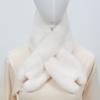 Bufanda Bufanda Popular de Invierno 2024 para Mujer Estilo Coreano Versátil Invierno Elegante Moda Protección para el Cuello Lindo Felpa de Piel