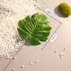Hoja de tortuga planta artificial verde decoración de mesa de comedor Flor mesa de postres platos fríos fruta sashimi decoración plato decoración flores y plantas decoración