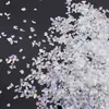Kit de Materiales DIY de Fragmentos de Vidrio Iridiscente del Mismo Color para Rellenar y Hacer Pulseras, Collares y Accesorios de Joyería