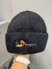 Gorro de Punto para Padre e Hijo Casual Versión Coreana Versátil Bordado Kt Nuevo Cálido Gorro Tejido Otoño e Invierno Grueso Gorro de Punto Coreano