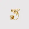 Anillo Ajustable de Personalidad Única Flor de Tai Chi Anillo Abierto Moda de Gama Alta Versátil Anillo para Mujer
