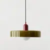 Lámpara de Araña Escandinava Simple Creativa Estilo Crema Lámpara para Sala de Estar Bar Moderna Bauhaus Vintage Lámpara de Vidrio para Mesita de Noche