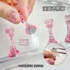 Suporte de Prática de Unhas com Peças de Xadrez Acrílico Base Magnética Forte Suporte de Exibição de Unhas Vestível Ferramenta de Unha