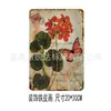 Comércio Exterior Transfronteiriço Retrô Nostálgico Pintura em Chapa de Ferro Arte em Ferro Pequena Pintura de Pendurar Placa de Metal Decoração de Parede de Floricultura Pingente