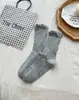 Calcetines de Malla Transpirable para Mujer de Primavera y Verano, Estilo Ballet de Lunares, Borde Enrollado, Huecos, Hasta la Mitad de la Pantorrilla, Venta al por Mayor desde Zhuji