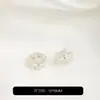 Cuentas Espaciadoras Flor Cortada Estrella de Cinco Puntas Chapadas en Oro de 14K que Conservan el Color Accesorios de Joyería de Cristal Hechos a Mano para Pulseras DIY