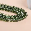 Cuentas de Cristal para Pulsera de Palomitas de Maíz Fantasma Verde Semiacabadas Accesorios DIY de Cristal Artificial Vidriado 6-12mm