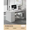 Mesa de computador de mesa para uso em escritório com gavetas, mesa e cadeira de escritório simples e modernas, mesa de estação de trabalho para funcionários