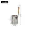 Colador de Polvo Perforado de Acero Inoxidable Colador Grueso Red de Filtro Cucharón para Fideos Picantes Calientes Cucharón Colador Grande Cuchara para Cocinar Fideos de Acero Inoxidable
