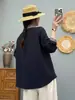 Camisa de manga larga de gasa de algodón puro estilo coreano para el trabajo, nuevo cuello de muñeca vintage, camisa que reduce la edad y estiliza para mujer, moderna para primavera y otoño