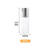 Set de botellas de vidrio cosmético personalizadas de 120 ml para envases de sérum y loción, tarro de crema facial de 50 g, puede ser de marca OEM