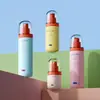 Botella con Atomizador Nuevo Modelo Transfronteriza, Botella Dispensadora de Esencia Cosmética de Gama Alta, Botella Redonda para Crema Calmante, Botella con Atomizador Hidratante