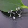 Accesorios para Joyería DIY Convertidor de Pendientes a Clip para Oreja Sin Cortar Agujas Clips Elásticos Ajustables para Oreja para Mujeres Sin Piercing
