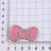 Acessórios Acrílicos Coloridos com Pontos Médios e Laço de Diamante Korean Flash Acessórios para Joias DIY Capa de Celular Decoração de Flor para Sapato