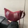 Bolsa Retro Mate para Mujer 2026 Nuevo Estilo Moda Casual Bolso de Hombro Nicho Popular Bolso Cruzado Bolso Croissant