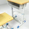 Venta al por mayor de escritorios y sillas para estudiantes de primaria y secundaria, clases de tutoría y programas de capacitación; escritorios y sillas dobles para estudiar