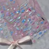 Tomoni y No Pierdas Pegatina Metálica para Uñas Material de Pegatina Estéreo para Uñas Sentido Avanzado Peces del Océano Joyería ms813