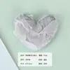 Accesorios Creativos Pequeños de Corazón de Durazno, Piezas Decorativas de Corazón Jacquard de Gasa, Accesorios para Bolsos de Flores Bicolores, Accesorios Ultrasónicos