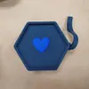 Bolsa de Almacenamiento Popular de Goma Transfronteriza, Color Sólido, Bolsa Pequeña Cuadrada Simple para Maquillaje, Directo del Fabricante, Se Puede Imprimir Logo a Color