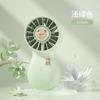 Muñeca de Dibujos Animados ventilador de mano para bolos láser almacenamiento de energía USB mini de bolsillo portátil para exteriores regalo de verano