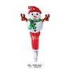 Mini Balão de Natal Muleta de Natal Floco de Neve Alce Boneco de Neve de Natal Balão Papai Noel Meias Presente Palhaço