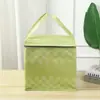 Bolsa Térmica para Pastel Verde Aguacate Lista para Llevar Especial Bolsa de Almacenamiento en Frío Papel de Aluminio Engrosada Bolso Grande de Capacidad Bolsa Refrigerada