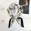 Lenço Quadrado de Seda Retrô Coreano com Estampa Paisley e Toque de Luxo, Combinado com uma Camisa, Lenço Quadrado Versátil para Cintura, Xale, Protetor de Pescoço