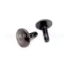 Ventas Directas de Fábrica Tornillos de Cabeza Plana Moleteada Acero al Carbono Electróforesis Negra Tornillos de Cabeza Plana Grande Moleteados Zinc Negro Tornillos Antideslizantes de Apriete Manual