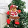 Decoraciones Navideñas Transfronterizas Figura de Papá Noel y Reno Adorno Colgante Exhibición de Ventana Estilo Americano Decoración Colgante de Puerta Accesorios
