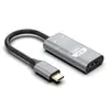 Cabo Adaptador Tipo C para HDMI 4K30 Cabo de Alta Definição para Laptops, Celulares, Tablets, Projetores, Fonte de Alimentação e Cabo de Projeção de Tela