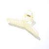 Pinza de tiburón esmerilado, pinza transparente para el cabello, horquilla para la parte posterior de la cabeza femenina, pinza cuadrada grande para el cabello, pinza para el cabello con cabeza plana, tocado
