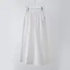 Pantalones Casuales de Lino Puro Estilo Japonés para Viajar, Holgados, Artísticos, Cintura Elástica, Pierna Ancha, Cortos, Rectos, para Mujer, Primavera y Verano