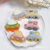 Casa de Hongo Pequeña Creativa, Coche Pequeño, Accesorios de Tela, Broche de Dibujos Animados, Joyería DIY, Accesorios para el Cabello, Bolsas, Accesorios para Ropa