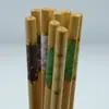 Palillos de Bambú con Estampado de Mármol, Palillos de Cinco Colores para Uso Doméstico, Una Persona, Un Palillo, A Prueba de Moho, Palillos de Bambú Natural para Catering, Palillos Ecológicos