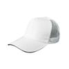 Stock Listo Gorra Versátil de Malla de Cinco Paneles Estilo Sándwich Transfronteriza Gorra de Béisbol Gorra con Logo Bordado Promocional Fábrica de Gorras