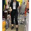 9112 Da Ai Mei Yi Yuan 2026 Primavera/Verão Novo Traje da Moda Coreana Casual Emagrecedor Conjunto Tendência Feminino