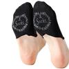 Zapatos de Tacón Alto y Calcetines para Mujer en Verano, Calcetines de Barco Finos, Antideslizantes, Calcetines que No se Caen, Calcetines Liguero Invisibles de Boca Baja de Seda de Hielo para Mujer