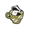Insignia de Serie de Animales Taza de Té Dibujos Animados Gato/Capibara/Serpiente/Patrón Sost Creativo Broche Estilo Lindo Accesorios
