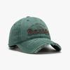 Gorra de Béisbol Lavada con Aspecto Desgastado de Ala Suave, Nuevo Estilo para Hombre, Protección Solar Deportiva al Aire Libre Transpirable para Viajes