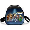 Bolsa de Almuerzo para Estudiantes de Primaria, Bolsa de Picnic, Bolsa de Hielo Redonda, Bolsa Térmica con Estampado Divertido, Bolsa de Hombro Única, Bolsa de Almuerzo de Dibujos Animados