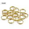 200 Piezas/Paquete Anillas de Salto de Múltiples Bucles Joyería Hecha a Mano DIY Accesorios para Pendientes Anillos de Hierro de Doble Capa Anillos de Conexión 5-14 mm