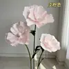 Adereços grandes para casamento, marcadores de corredor, flores de papel espuma, decorações de shopping center, arranjos de casamento, vitrines.