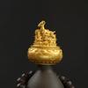 Adornos creativos de los doce zodiacos giratorios para la fortuna, para la sala de estar, la entrada, la oficina, manualidades, adornos dorados de estilo chino