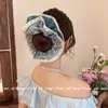Goma para el pelo de encaje floral retro estilo francés, banda elástica estilo coreano, accesorio para moño 2025 Nuevo Modelo