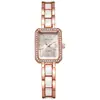 Relógio Feminino Fashion Estilo Coreano Pulseira com Toque de Nicho Relógio de Pulso Casual Fashion Feminino Relógio de Pulso a Quartzo Transfronteiriço