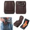 Aplicable a Samsung Z Flip3 pantalla plegable funda protectora tipo flip Motorola Rzar bolsa de cintura universal de piel de vaca para personas mayores