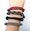 Cuerda de Mano Tejida a Mano Transfronteriza Europea y Americana Pulsera de Amistad con Viento Marino y Olas Joyería Sencilla Versátil Regalo de Vacaciones para Mujer